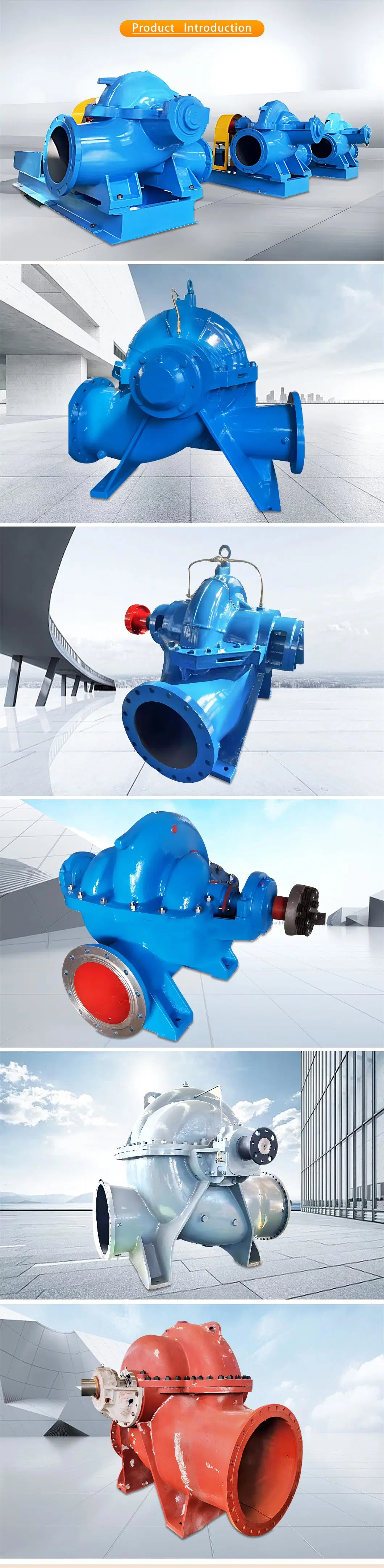 Reliable Double-Suction Pump for Water Treatment Plants - Flow Rate: [5940m³ /H], Head: [42.3m], Power: [2020kw]