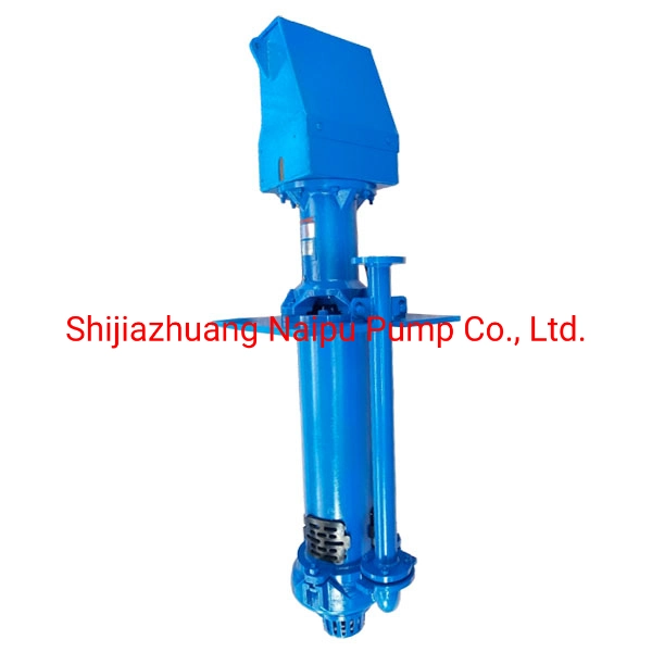 Drilling Fluids Vertical Rubber Submersible Slurry Pump 20m³ /H Capacity for Mining with Motor