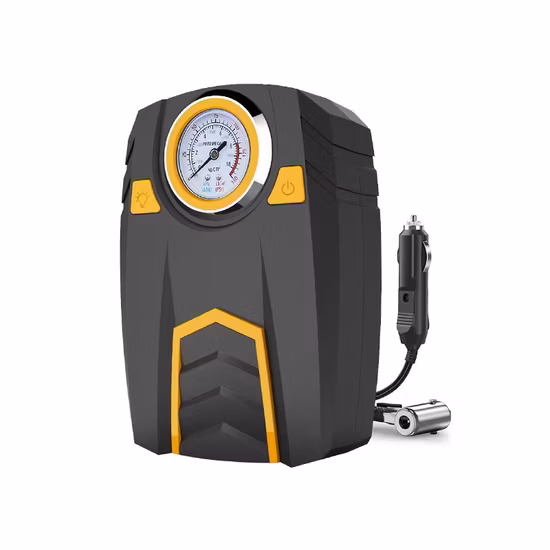 Портативный автомобильный воздушный компрессор, литиевая батарея, аккумуляторная зарядная помпа, DC12V, 120W